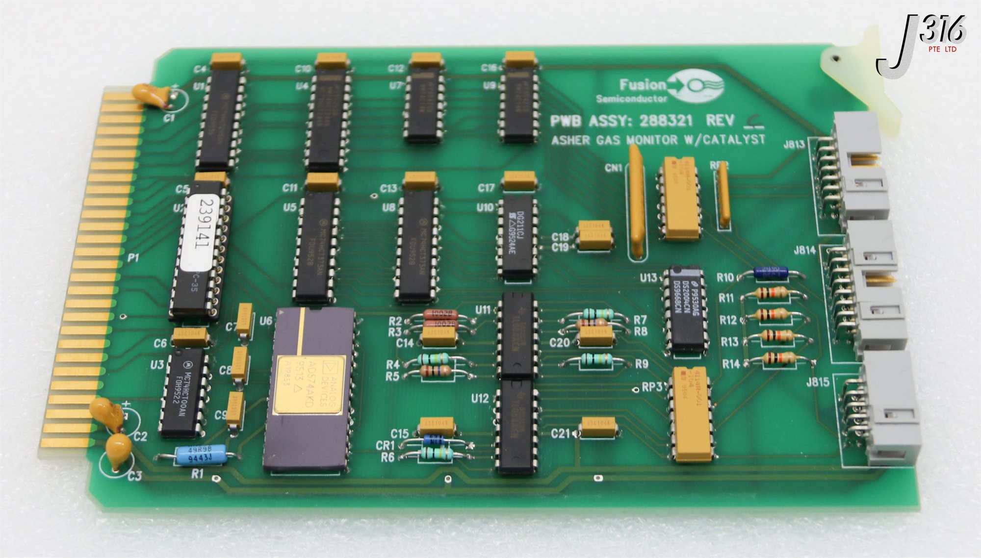 Ｒ１ 35547 FUSION SEMICONDUCTOR PCB, ASHER GAS MONITOR W/ CATALYST